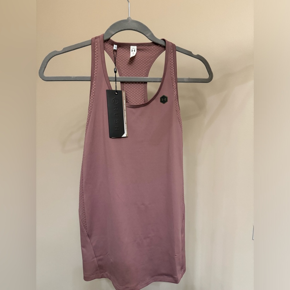 Small Dusty Rose Under Armour Tank Top NWT